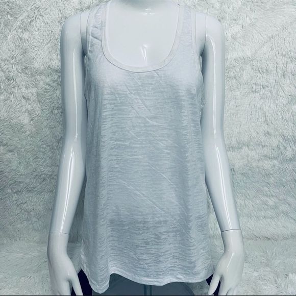 NWOT Over the Limit Burnout Racerback Tank Top Marled - Picture 5 of 15